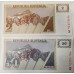 SLOVENIA 1990 - 1992 . TWO 2 - ONE THOUSAND 1,000 TOLARJEV BANKNOTE . SPECIMEN